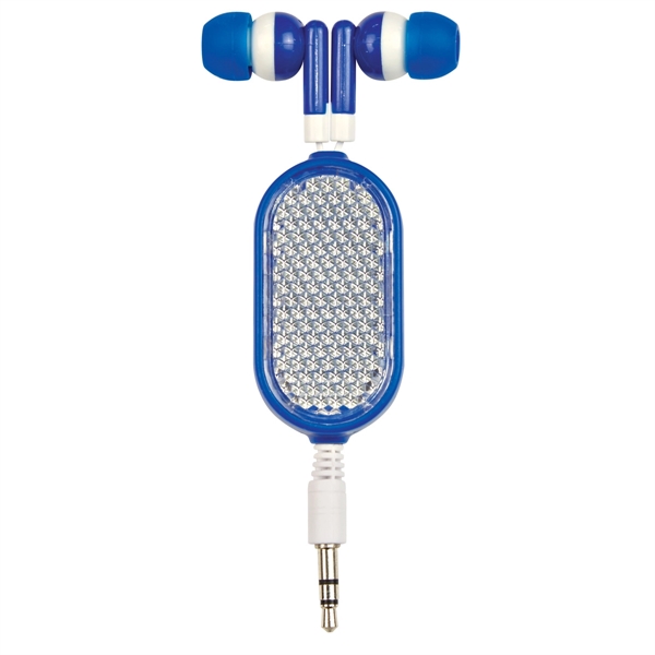 BLUE color option for Stereo Quality Retractable Earbuds