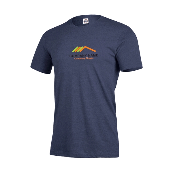 Athletic Navy color option for Unisex Adult Fitted Ringspun Tee