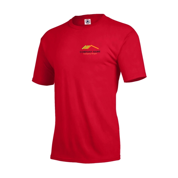 Red color option for High Performance Short Sleeve Adult Tee