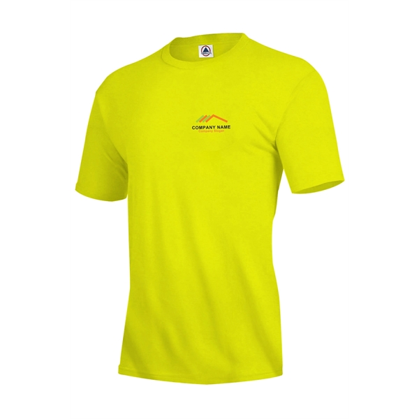 Safety Green color option for High Performance Short Sleeve Adult Tee