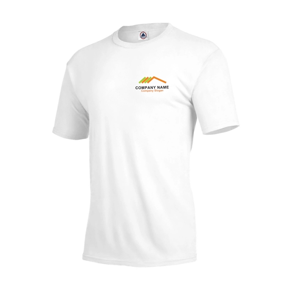 White color option for High Performance Short Sleeve Adult Tee