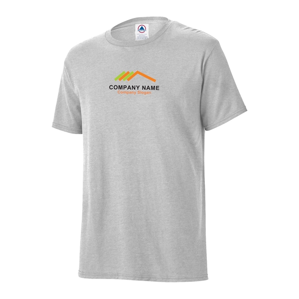 Athletic Heather color option for Durable Adult Fitted Tee