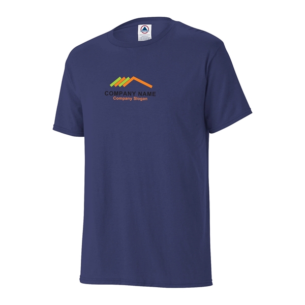 Athletic Navy color option for Durable Adult Fitted Tee