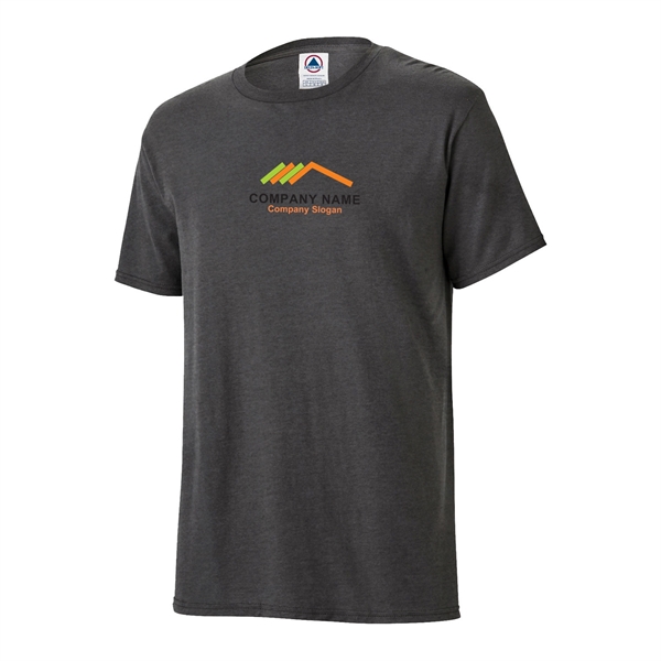 Charcoal Heather color option for Durable Adult Fitted Tee