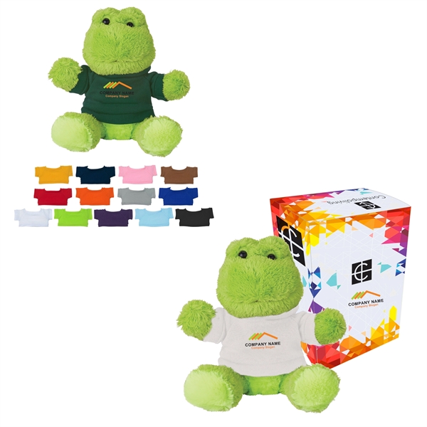 GREEN color option for Bright Plump Frog Toy