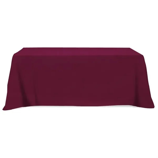 Burgundy color option for Flat 4 Sided Cover For 8' Standard Table