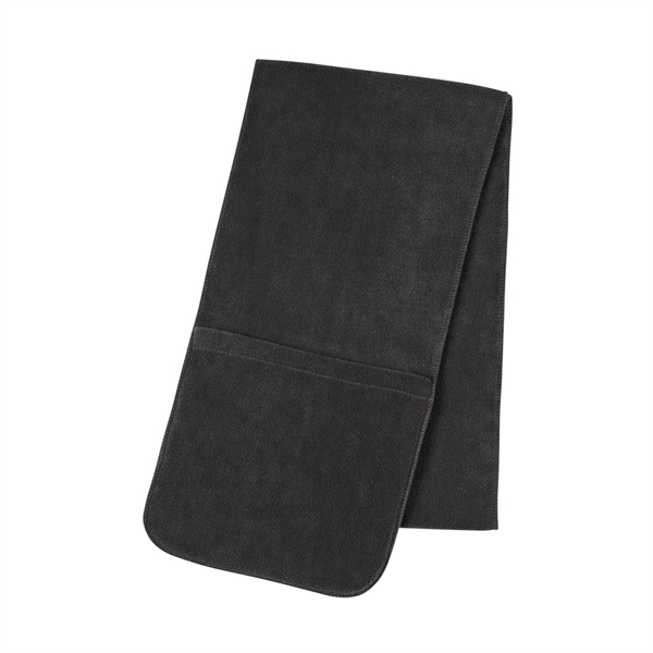 BLACK color option for Neck Muffler With Pockets.