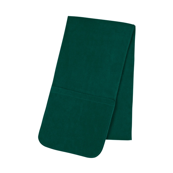 FOREST GREEN color option for Neck Muffler With Pockets.