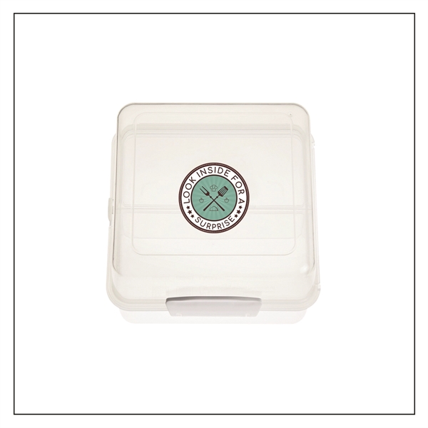 CLEAR color option for Portable Lunch Box