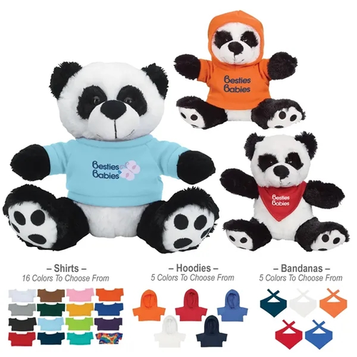 Main photo of 8" Panda Paw Stuff Animal