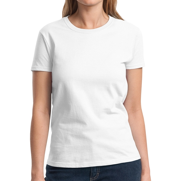White color option for Gildan® Women's Everyday Ultra Cotton Tee