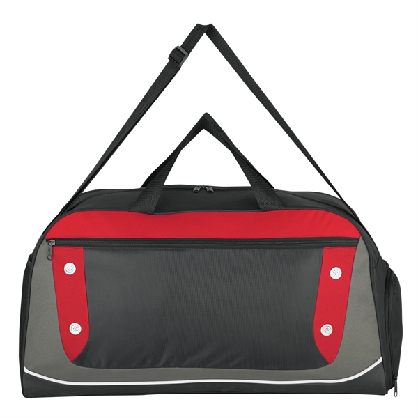 RED WITH BLACK color option for Around The World Bag