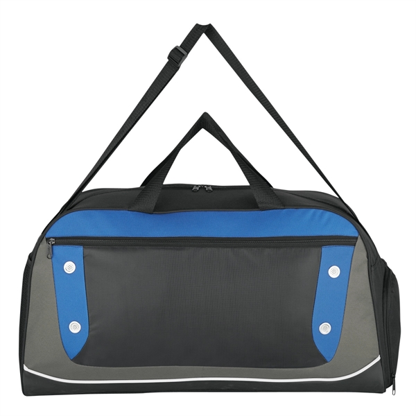 ROYAL BLUE WITH BLACK color option for Around The World Bag