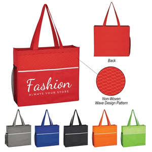 Photo of Stylish Non Woven Tote Bag With Wave Design