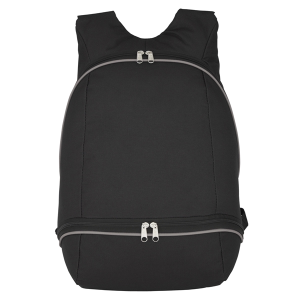 BLACK WITH GRAY color option for First Class Backpack