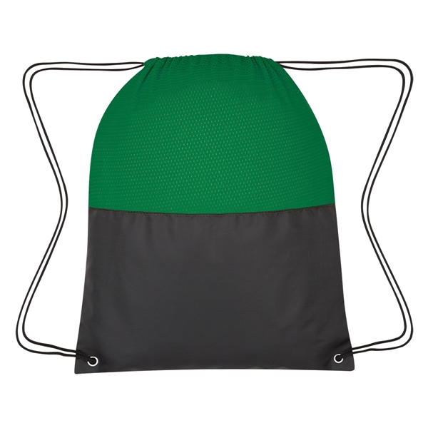 GREEN color option for Sleek Drawstring Bag