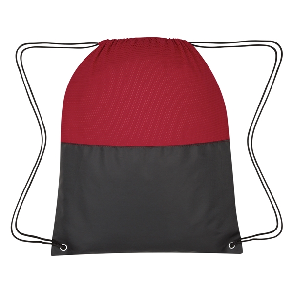 RED color option for Sleek Drawstring Bag