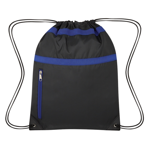 ROYAL BLUE color option for Customizable Drawstring Sports Bag