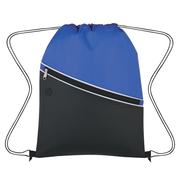 ROYAL BLUE color option for Bicolored Drawstring Cooler