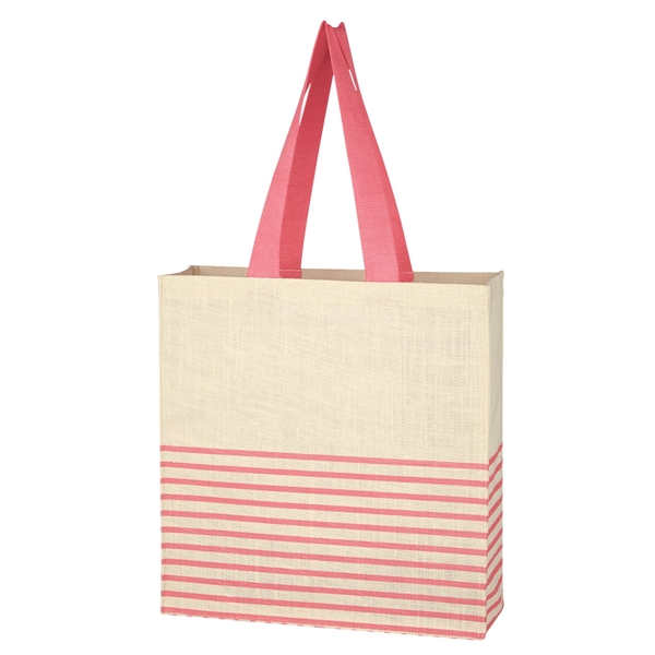 POPPY WITH NATURAL color option for Elegant Dash Tote Bag