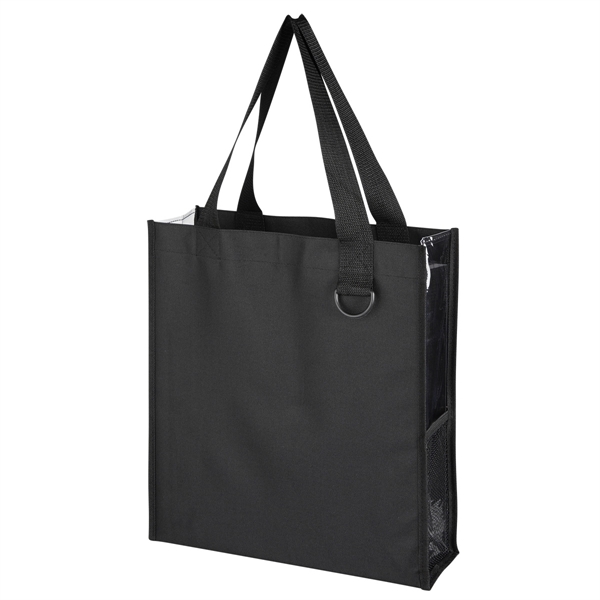 CLEAR WITH BLACK color option for Future Tote Bag