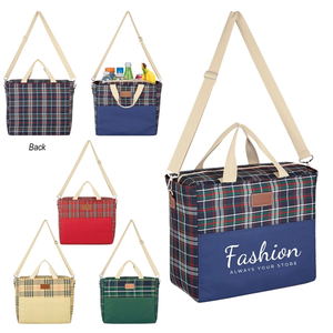Photo of Tartan 600 D Polyeter Cooler Bag