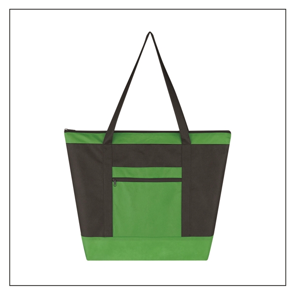 BLACK WITH GRK                    B color option for Classic Non Woven Tote Bag