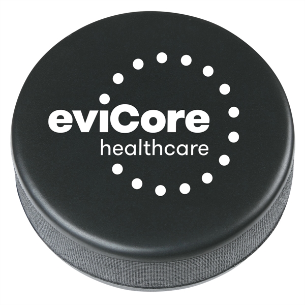 BLACK color option for Hockey Puck Stress Reliever