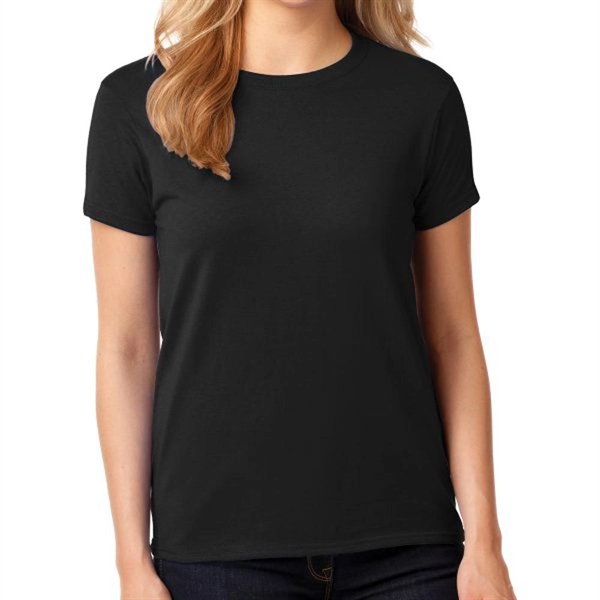 BLACK color option for G Ildan® Women's Everyday Heavy Cotton Tee