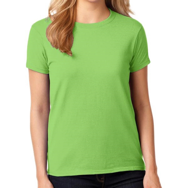 Electric Green color option for G Ildan® Women's Everyday Heavy Cotton Tee