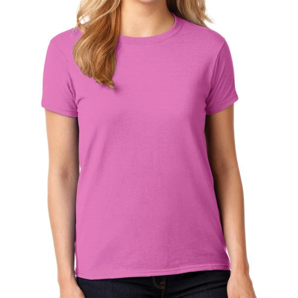 Light Pink color option for G Ildan® Women's Everyday Heavy Cotton Tee