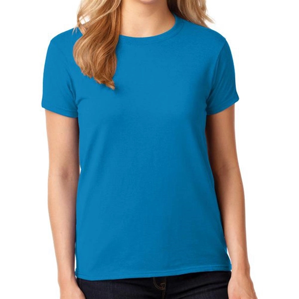 Tropical Blue color option for G Ildan® Women's Everyday Heavy Cotton Tee