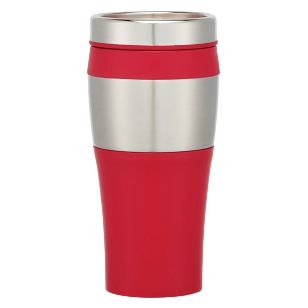 SILVER WITH RED color option for Hermoso Tumbler
