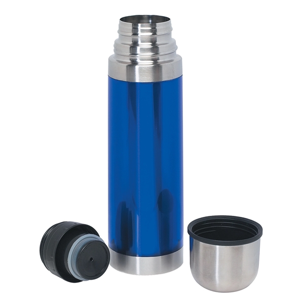 TRANSLUCENT BLUE color option for 16 Oz. Portable Thermos