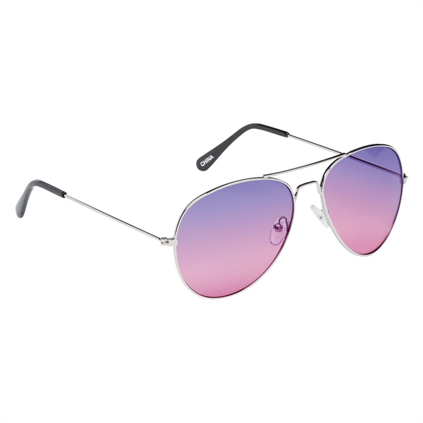 SILVER WITH PURPLE color option for Beach Gradient Eyewear