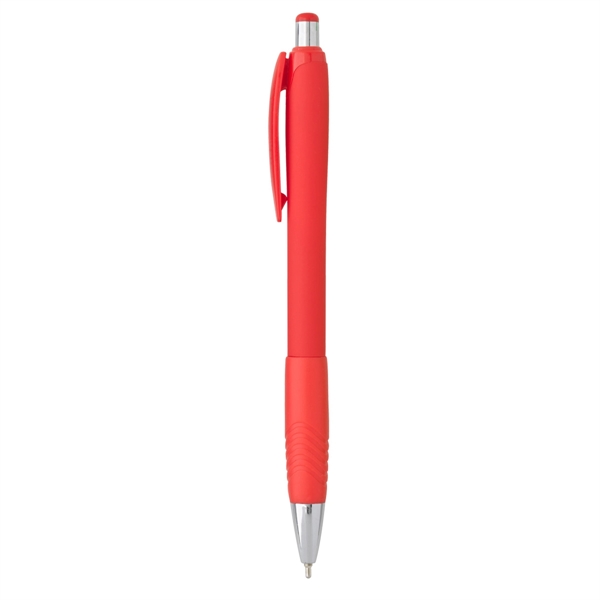 RED color option for Rubberized Grip Writing Pen