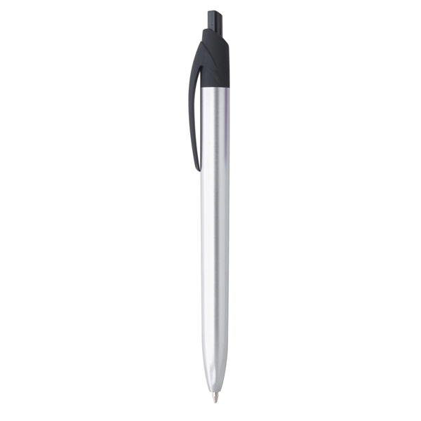SILVER WITH BLACK color option for Colorful Seattle Pen