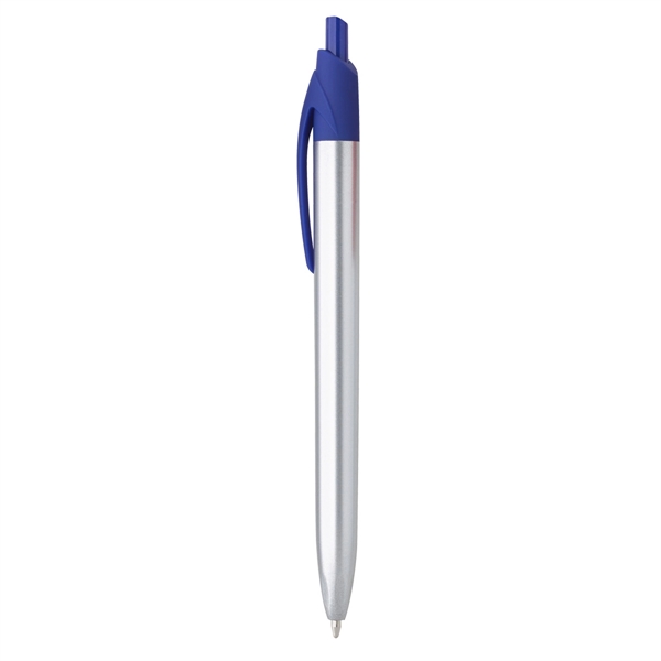 SILVER WITH BLUE color option for Colorful Seattle Pen