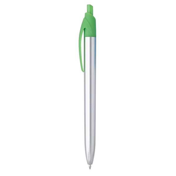 SILVER WITH GREEN color option for Colorful Seattle Pen