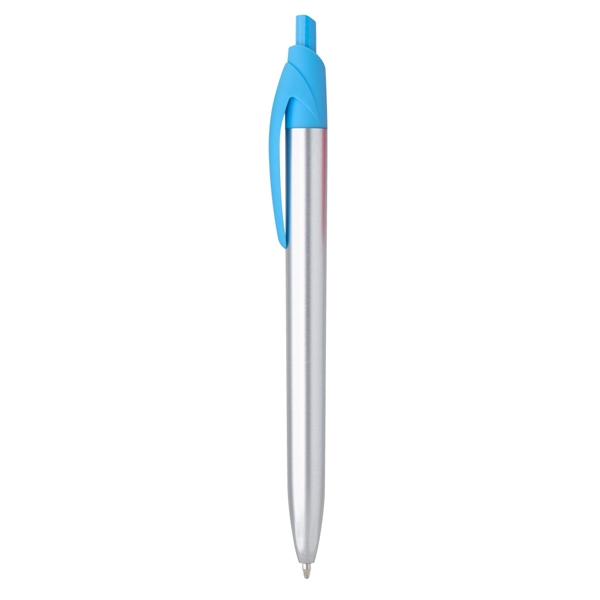 SILVER WITH LT BLUE color option for Colorful Seattle Pen