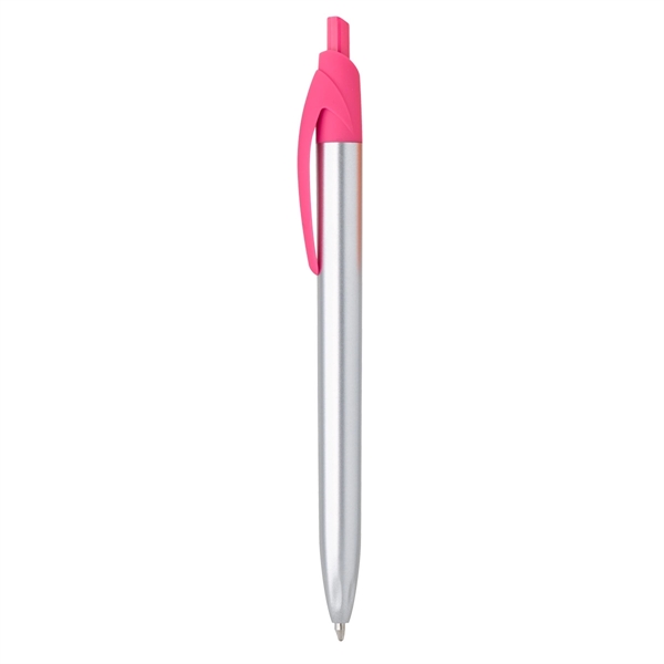 SILVER WITH PINK color option for Colorful Seattle Pen