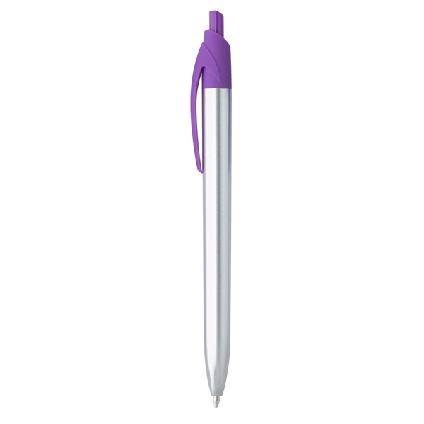 SILVER WITH PURPLE color option for Colorful Seattle Pen