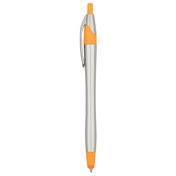 SILVER WITH ORANGE ORANGE color option for Flying Pen And Stylus