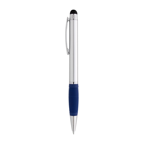 SILVER WITH BLUE color option for Metallic Pen And Stylus