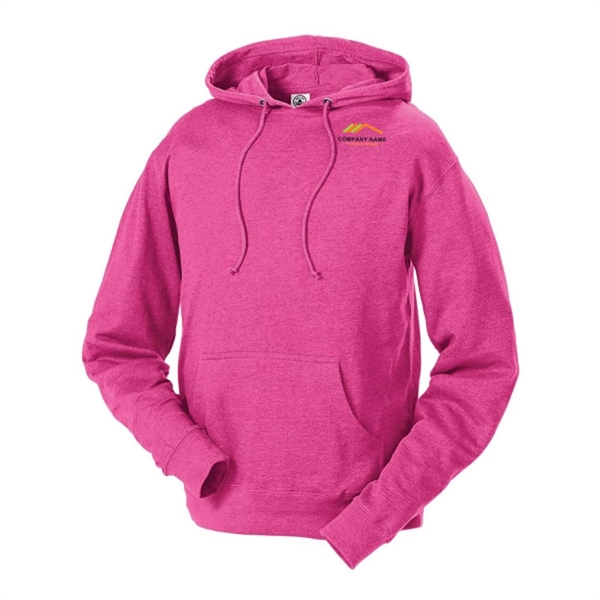 Heliconia Heather color option for French Terry Fleece Hoody