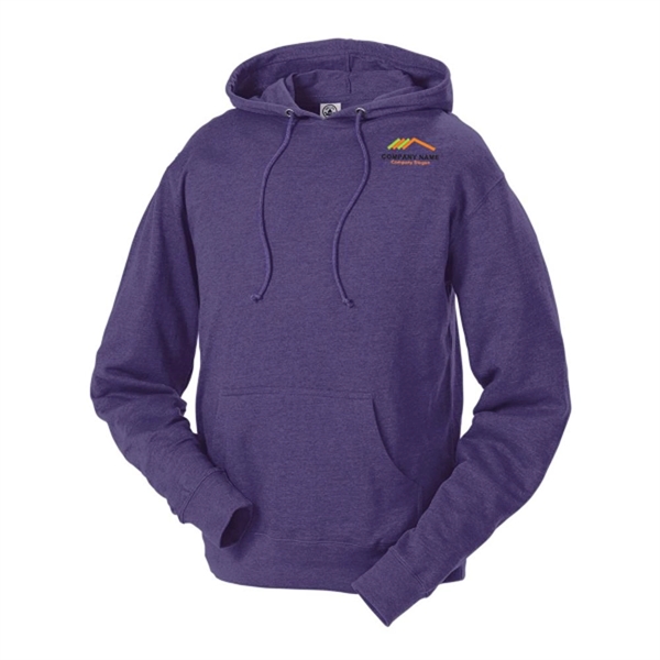 Purple Heather color option for French Terry Fleece Hoody