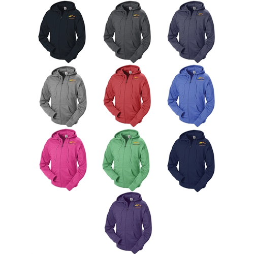 Main photo of French Terry Fleece Hoodie With Zipper