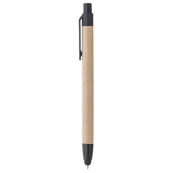 NATURAL WITH BLACK color option for Plunger Stylus Pen