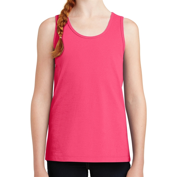 Neon Pink color option for Ladie's Concert Tank