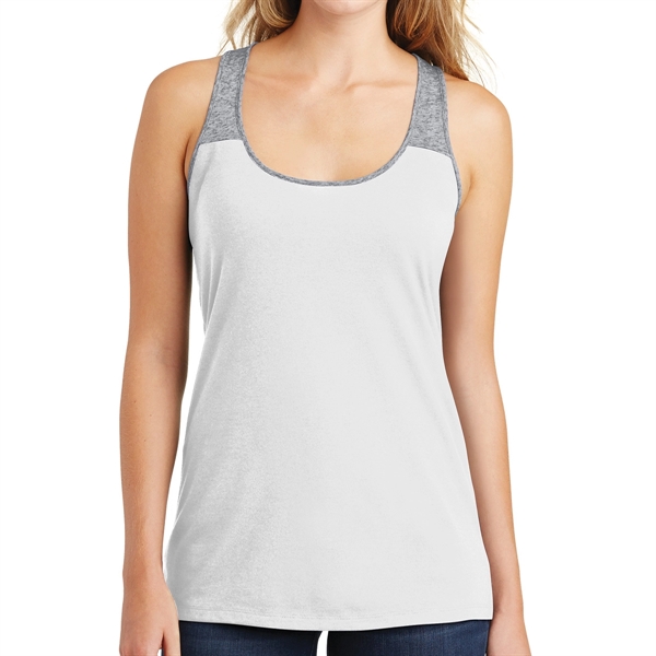 WHITE/ HEATHER GRAY color option for Youth Varsity Tank